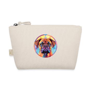Bullmastiff chien race aquarelle Illustration - Trousse biologique - nature - Devant