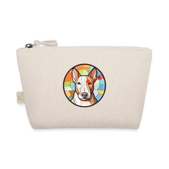 Bull Terrier chien race aquarelle Illustration - Trousse biologique - nature - Devant