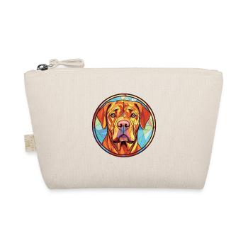Frisian Pointing Dog Breed Watercolor Illustration - Organic Pouch - nature - Front