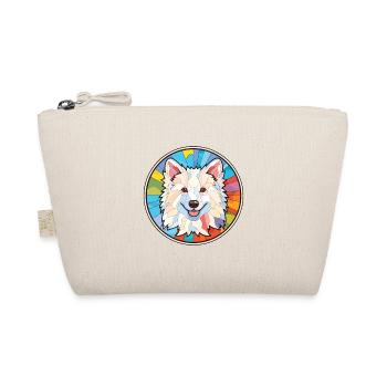 American Eskimo Dog Breed Watercolor Illustration - Organic Pouch - nature - Front