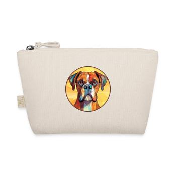 Boxer-Hundsrasse Bunte Aquarell-Illustration - Bio-Täschchen - Natur - Vorne