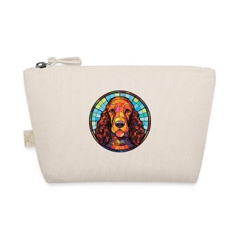 Irish Water Spaniel Dog Breed Colorful Watercolor - Organic Pouch - nature - Front