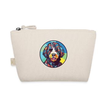Portuguese Water Dog Breed Watercolor Illustration - Organic Pouch - nature - Front