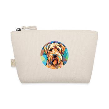 Soft Coated Wheaten Terrier Dog Breed Watercolor - Organic Pouch - nature - Front