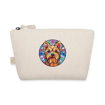 Silky Terrier chien race aquarelle Illustration - Trousse biologique - nature - Devant