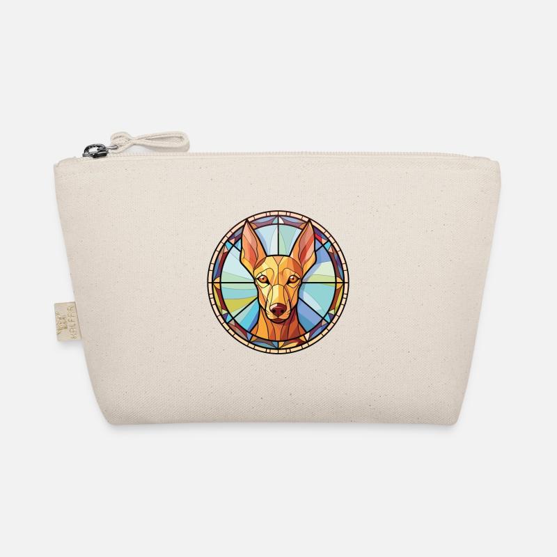Pharaoh Hound Dog Breed Watercolor Illustration Organic Pouch