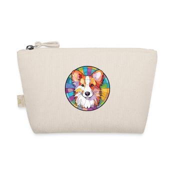 Shetland Berger chien race aquarelle colorée - Trousse biologique - nature - Devant