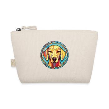 Sloughi Dog Breed Colorful Watercolor Illustration - Organic Pouch - nature - Front