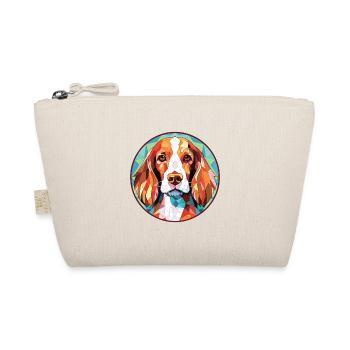 Welsh Springer Spaniel chien race verre aquarelle - Trousse biologique - nature - Devant