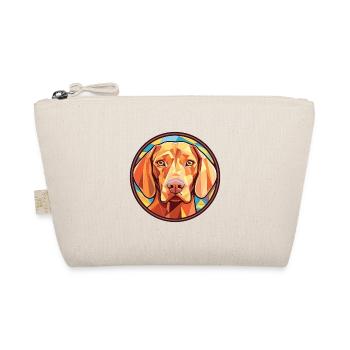 Wirehaired Vizsla Dog Breed Colorful Watercolor - Organic Pouch - nature - Front