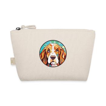 Basset Griffon Vendeen Petit Dog Rasse Aquarell - Bio-Täschchen - Natur - Vorne
