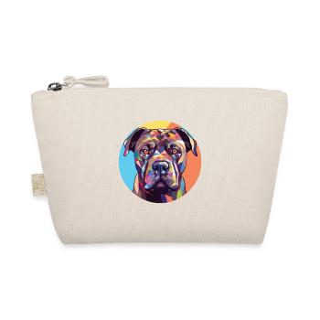 Cane Corso chien race aquarelle verre Illustration - Trousse biologique - nature - Devant