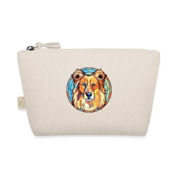 Carpathian Shepherd Dog Breed Colorful Watercolor - Organic Pouch - nature - Front
