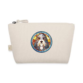 Illustration à l’aquarelle de race de chien Collie barbu - Trousse biologique - nature - Devant