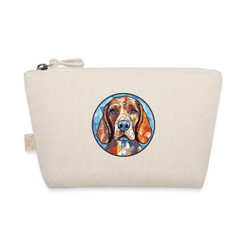 Bluetick Coonhound Dog Breed Colorful Watercolor - Organic Pouch - nature - Front