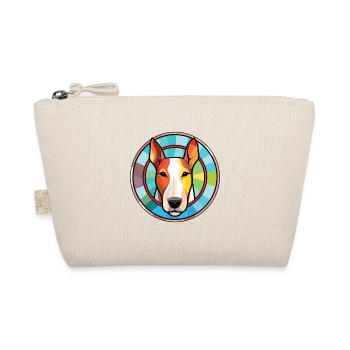 Bull Terrier chien race aquarelle Illustration - Trousse biologique - nature - Devant