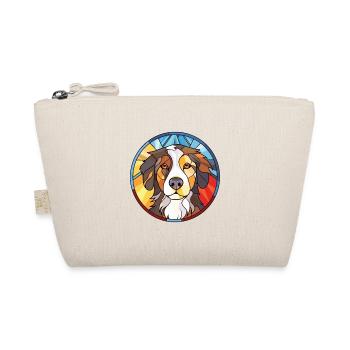 Cumberland chien de berger chien race aquarelle colorée - Trousse biologique - nature - Devant