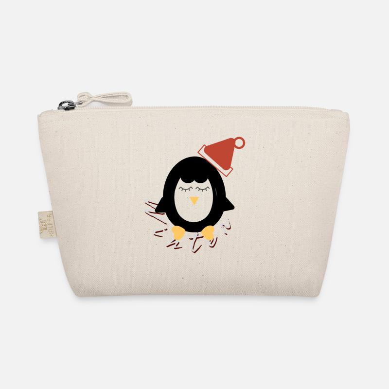 Penguin in winter Organic Pouch