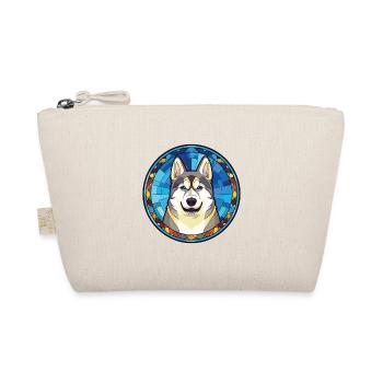 Husky chien race coloré aquarelle Illustration - Trousse biologique - nature - Devant
