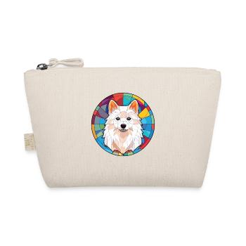 Illustration à l’aquarelle de race de chien Spitz japonais - Trousse biologique - nature - Devant