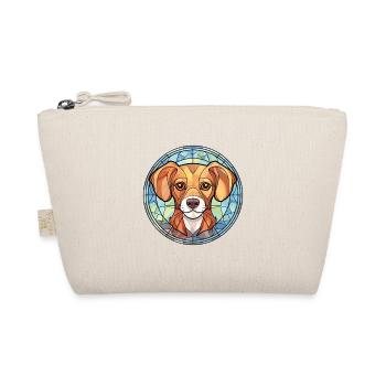 Kromfohrlander Dog Breed Watercolor Illustration - Organic Pouch - nature - Front