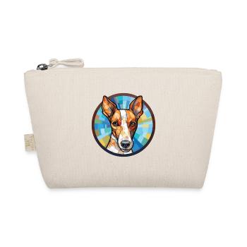 Smooth Fox Terrier Dog Breed Colorful Watercolor - Organic Pouch - nature - Front