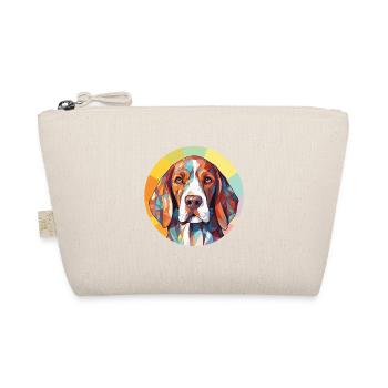 Vieux danois Pointer chien race aquarelle colorée - Trousse biologique - nature - Devant