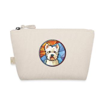 Westie Hunderasse Bunte Aquarell Illustration - Bio-Täschchen - Natur - Vorne