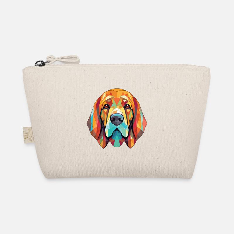 Spanischer Mastiff Hunderasse Aquarell Illustration Bio-Täschchen