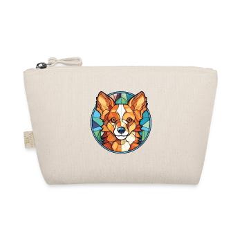 Spitz chien race coloré aquarelle Illustration - Trousse biologique - nature - Devant