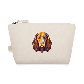 Russian Spaniel Dog Breed Watercolor Illustration - Organic Pouch - nature - Front