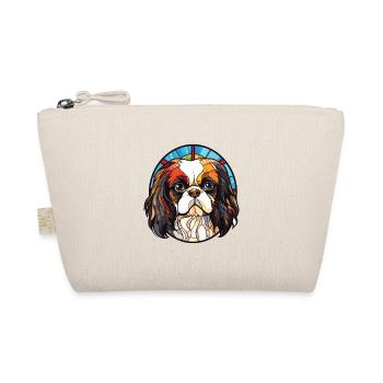 Japanese Chin Dog Breed Watercolor Illustration - Organic Pouch - nature - Front