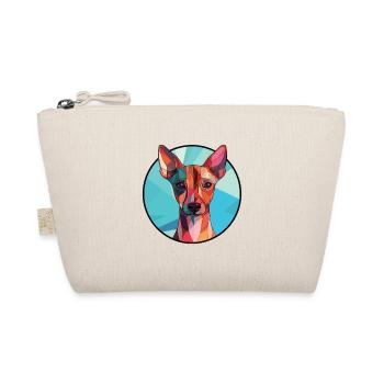 Peruvian Hairless Dog Breed Colorful Watercolor - Organic Pouch - nature - Front