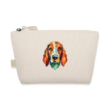 Chien courant russe race chien aquarelle Illustration - Trousse biologique - nature - Devant