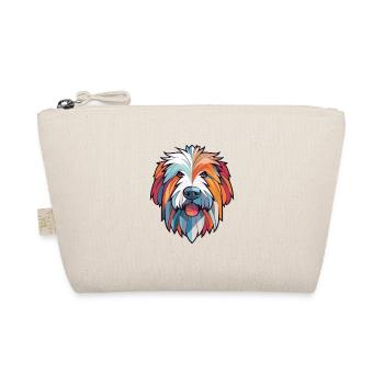 Chien de berger des Pyrénées chien race aquarelle colorée - Trousse biologique - nature - Devant