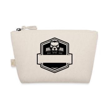 Pitbull Bodybuilding – Muscle Strength & Motivation - Organic Pouch - nature - Front