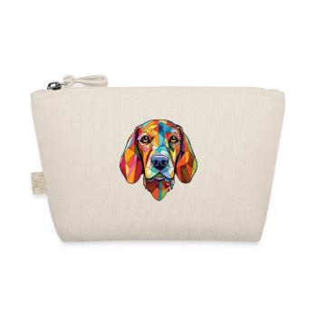 Stephens Cur Scent Hound Dog Breed Watercolor - Organic Pouch - nature - Front