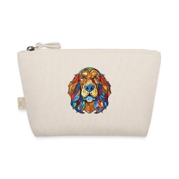 South Russian Ovcharka Dog Breed Watercolor Glass - Organic Pouch - nature - Front