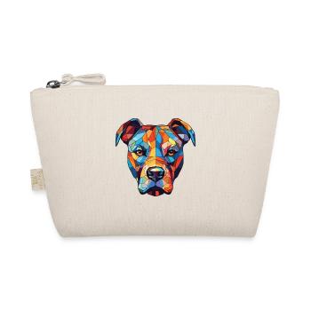 Staffordshire Bull Terrier Staffy Dog Watercolor - Organic Pouch - nature - Front