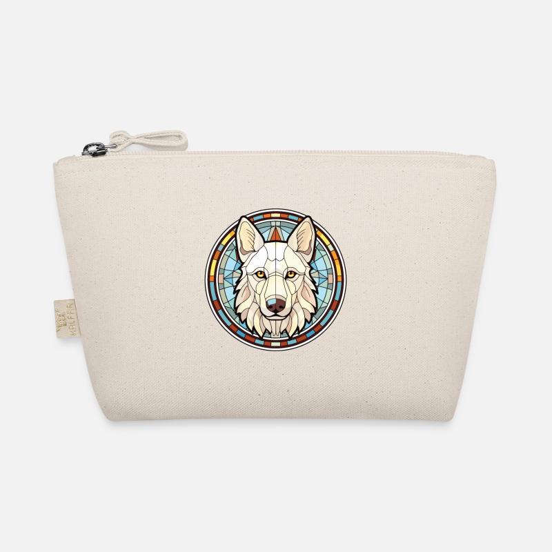 Illustration à l’aquarelle de race de chien de berger blanc Trousse biologique