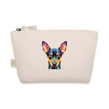 Jouet Manchester Terrier chien race aquarelle verre - Trousse biologique - nature - Devant