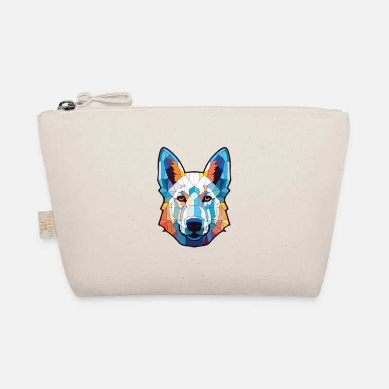 Illustration à l’aquarelle de race de chien de berger blanc Trousse biologique