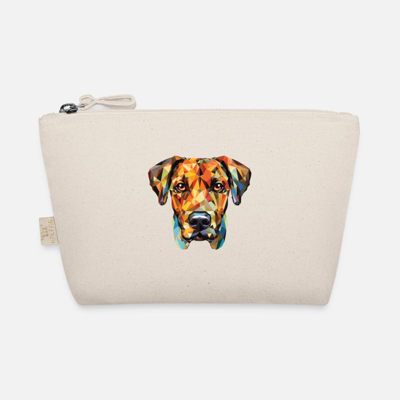 Treeing Tennessee Brindle Dog Breed Watercolor Organic Pouch