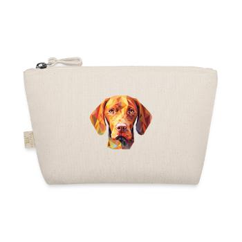 Vizsla Dog Breed Colorful Watercolor Illustration - Organic Pouch - nature - Front