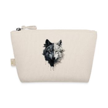 Wolf - Bio-Täschchen - Natur - Vorne