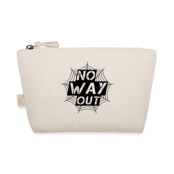 No Way Out Spider Web - Organic Pouch - nature - Front