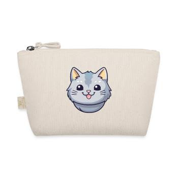 Illustration à l’aquarelle de bande dessinée de chat argenté britannique - Trousse biologique - nature - Devant