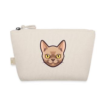 Burmesische Katze Cartoon Aquarell Illustration - Bio-Täschchen - Natur - Vorne