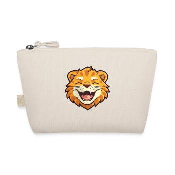 Liger Hybrid Lion Tiger Cat Cartoon Watercolor Art - Organic Pouch - nature - Front
