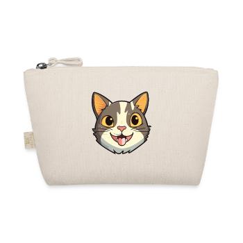 Brazilian Shorthair Cat Cartoon Watercolor Clipart - Organic Pouch - nature - Front